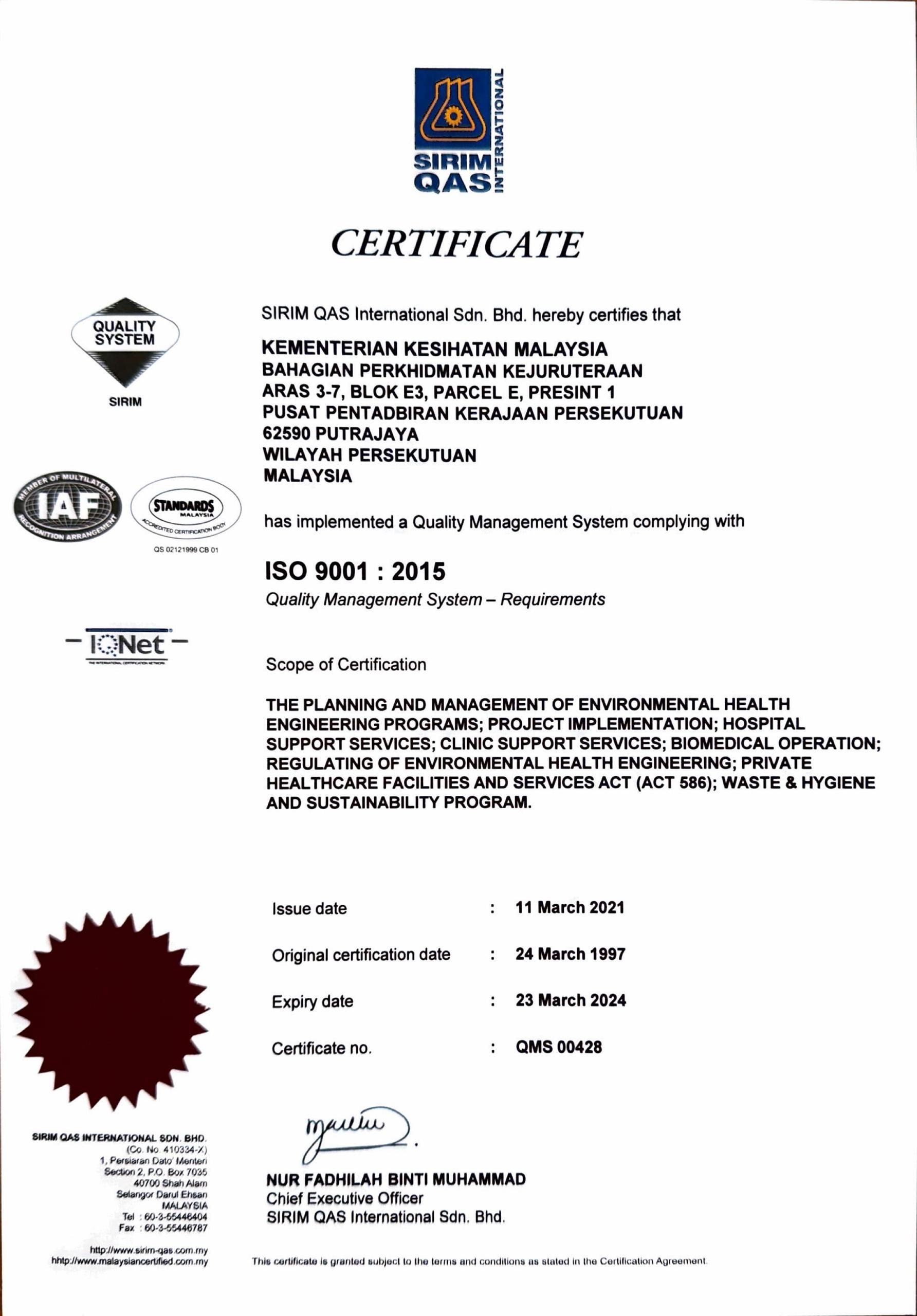 isocert