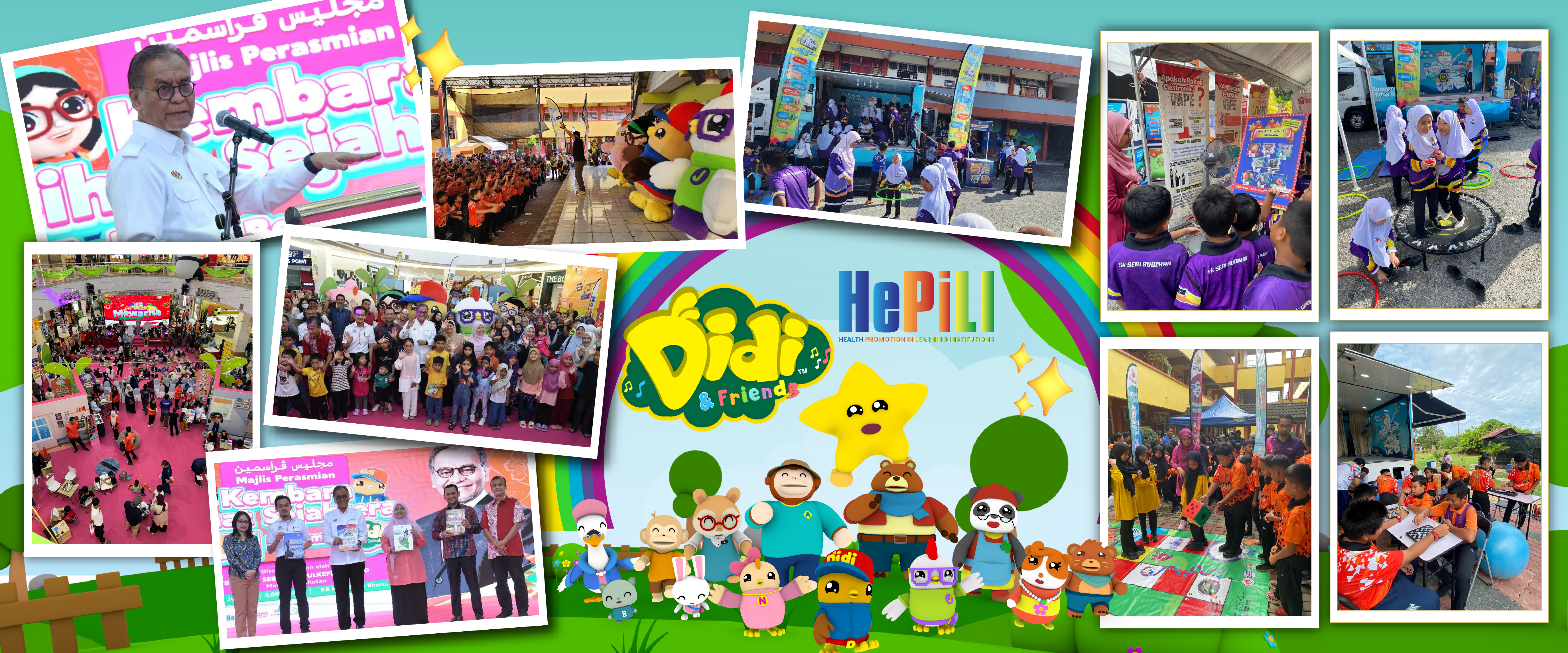 Program Kembara Sihat Sejahtera HePiLI bersama Didi & Friends Zon Pantai Timur