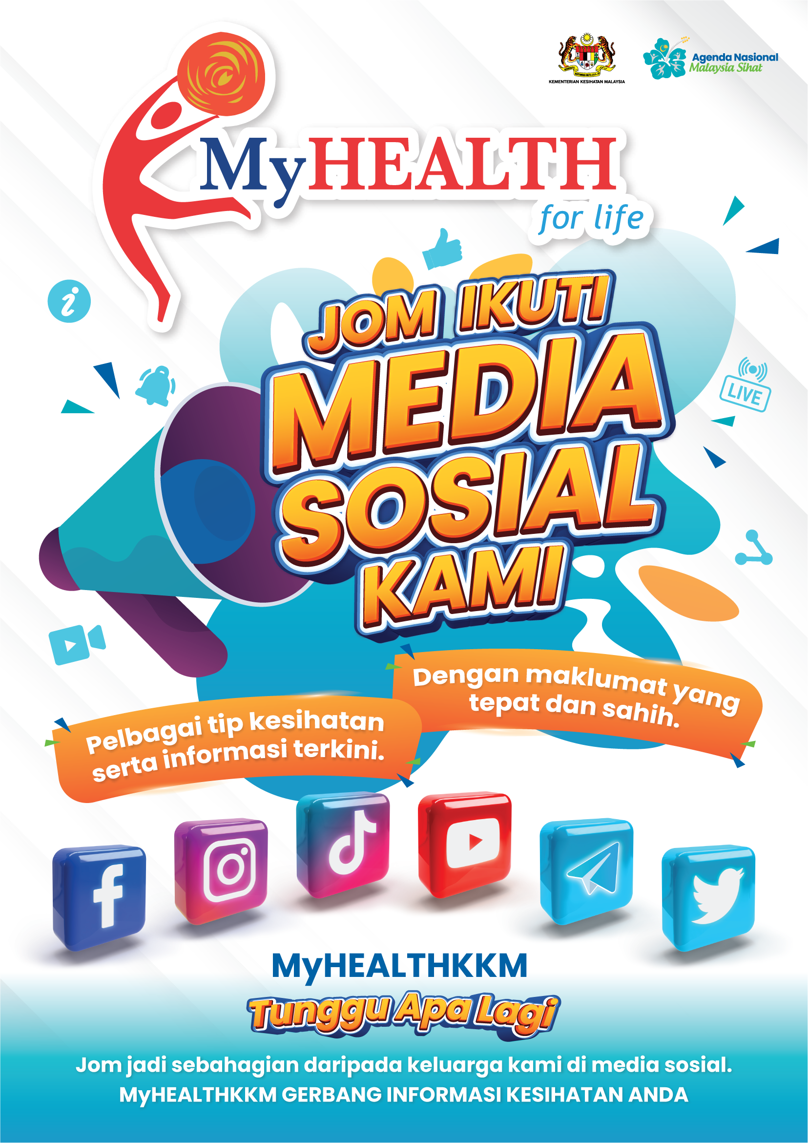 Jom Ikuti Media Sosial MyHEALTH