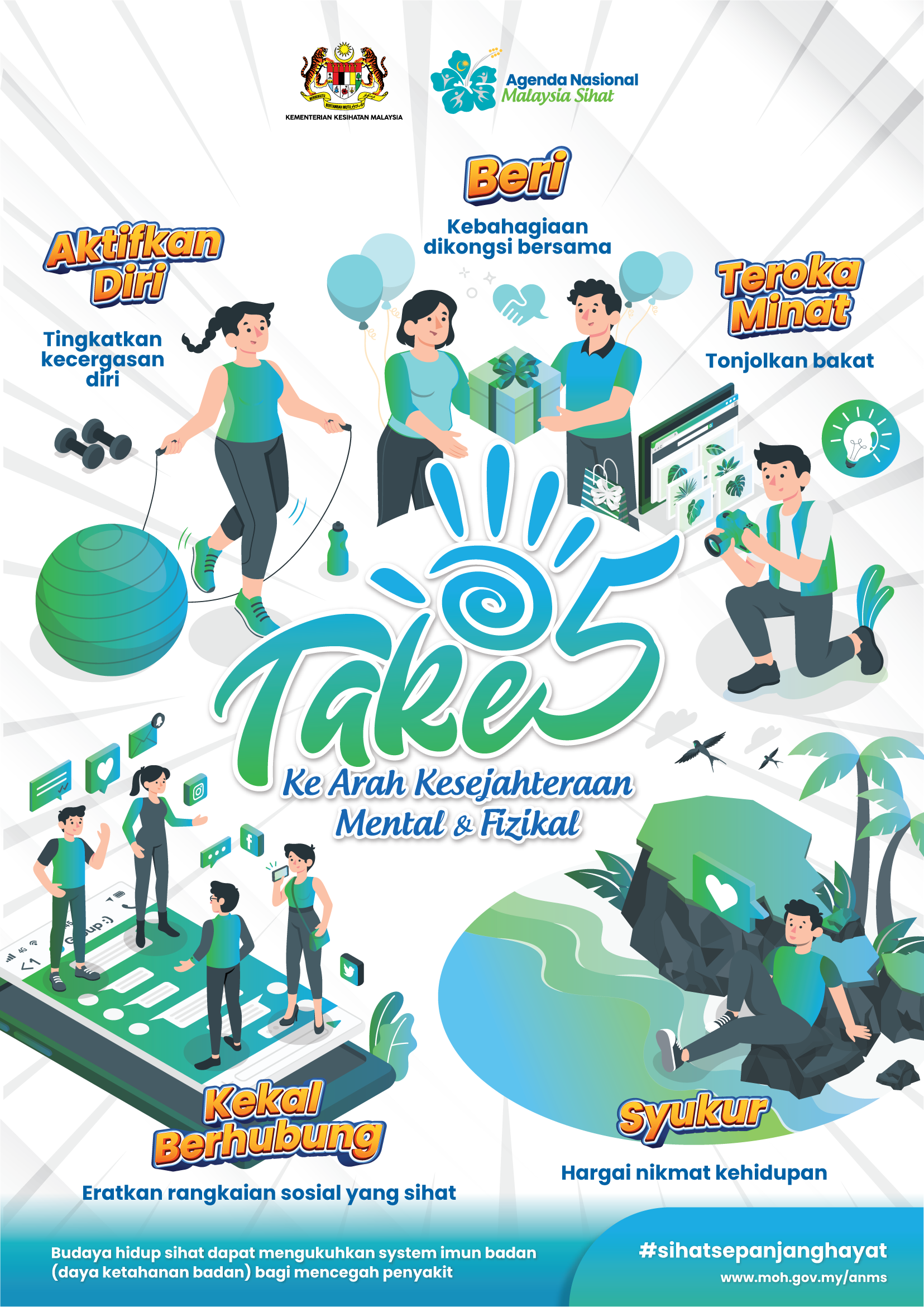 Take 5: Ke Arah Kesejahteraan Mental dan Fizikal