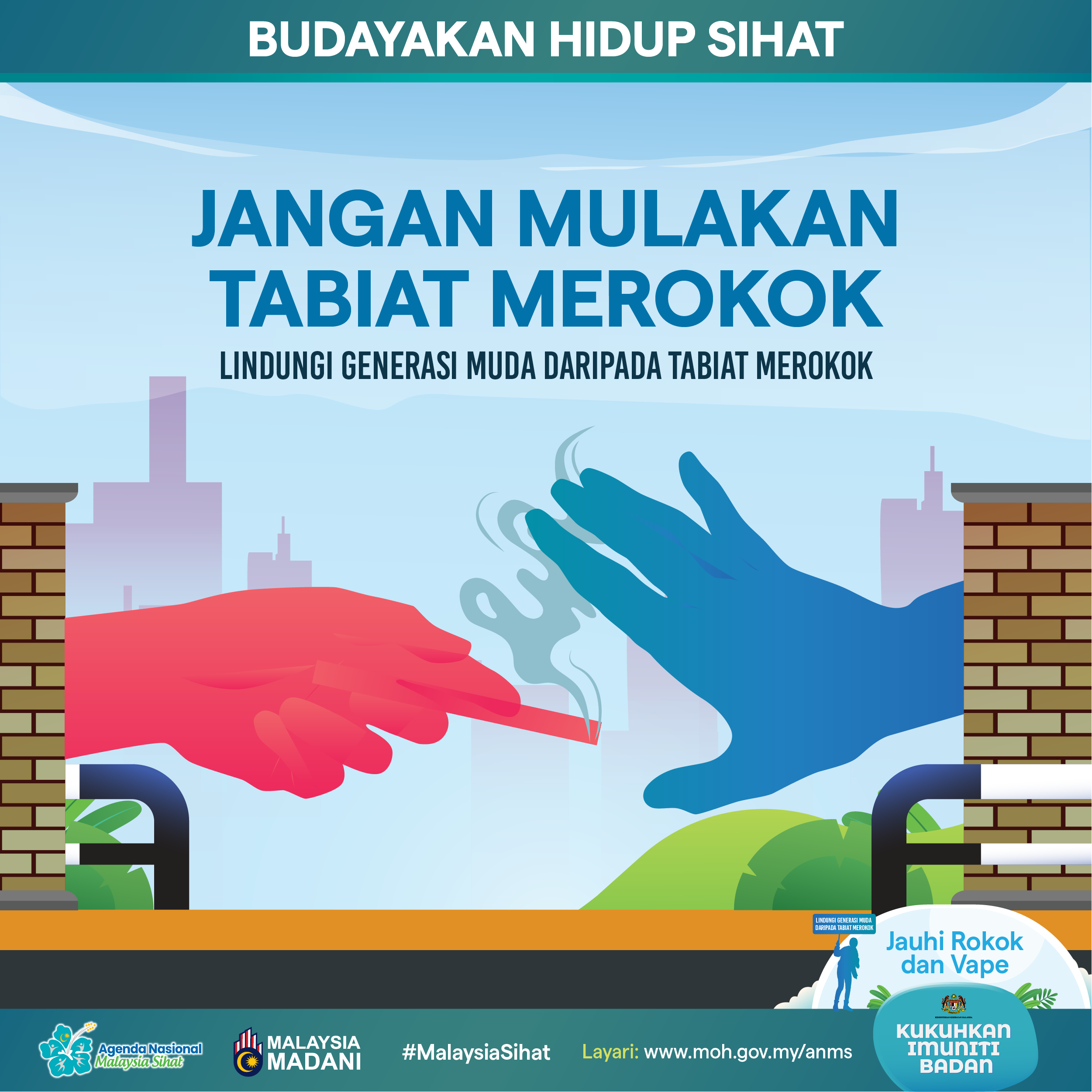 Jangan mulakan tabiat merokok